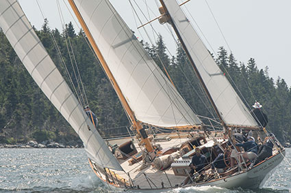 Black Watch, a 1938 Sparkman & Stephens design, awarded Ames Cup as overall winner of the regatta