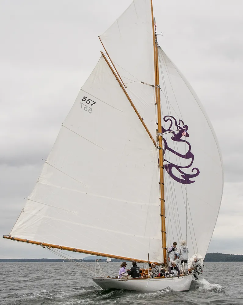 Viola, 41’06” 1908 Fife design, honored visitor from Yacht Club of Monaco